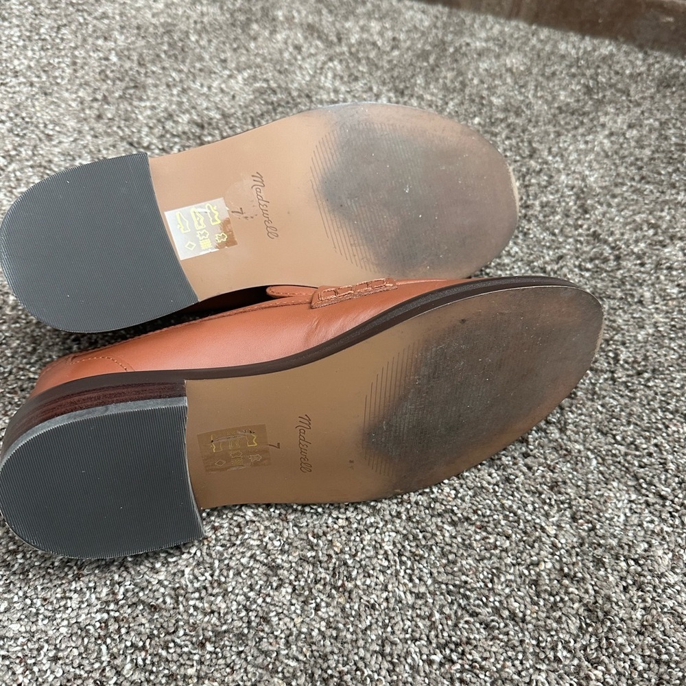 Madewell The Vernon Loafer in Dried Maple Leather, Size 7, EUC - Picture 8 of 8